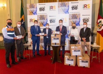 Estado recebe doação de 20 mil máscaras de proteção