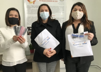Senac distribui extensores de máscara para a Secretaria de Saúde de Sapiranga