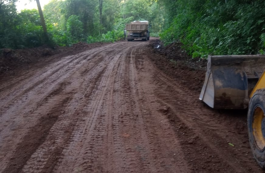 Secretaria de Obras de Nova Hartz promove mutirão no Morro Canudos