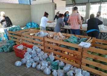 Assistência Social entrega mais 120 cestas de alimentos aos CRAS em Sapiranga