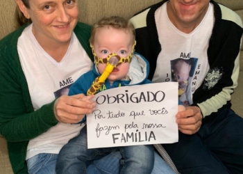 Sapiranga abraça a luta pela vida de João Emanuel, que sofre da doença AME