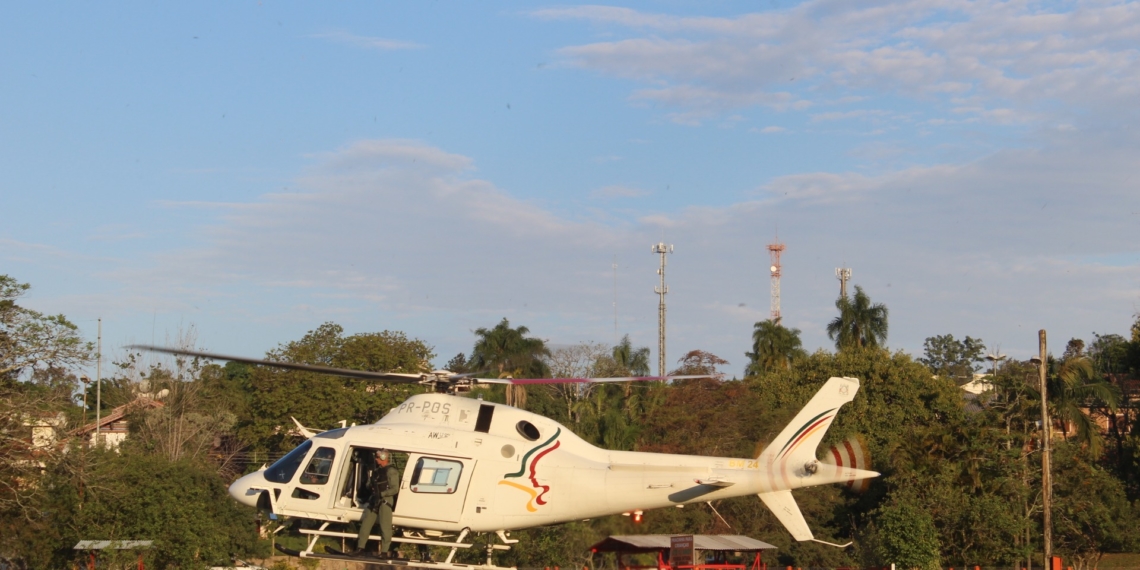 Suporte aéreo e instantâneo da Brigada na caçada a criminosos