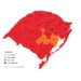 Mapa definitivo do distanciamento controlado mantém Vale do Sinos na bandeira vermelha