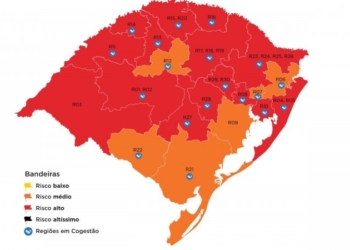 Indicadores mostram desaceleração e região volta para bandeira laranja