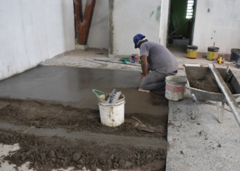 Obras de reforma e revitalização do Palácio dos Esportes seguem em ritmo acelerado em Sapiranga