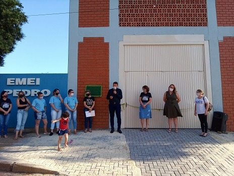 Prefeitura de Campo Bom inaugura quadra poliesportiva da EMEI D Pedro I