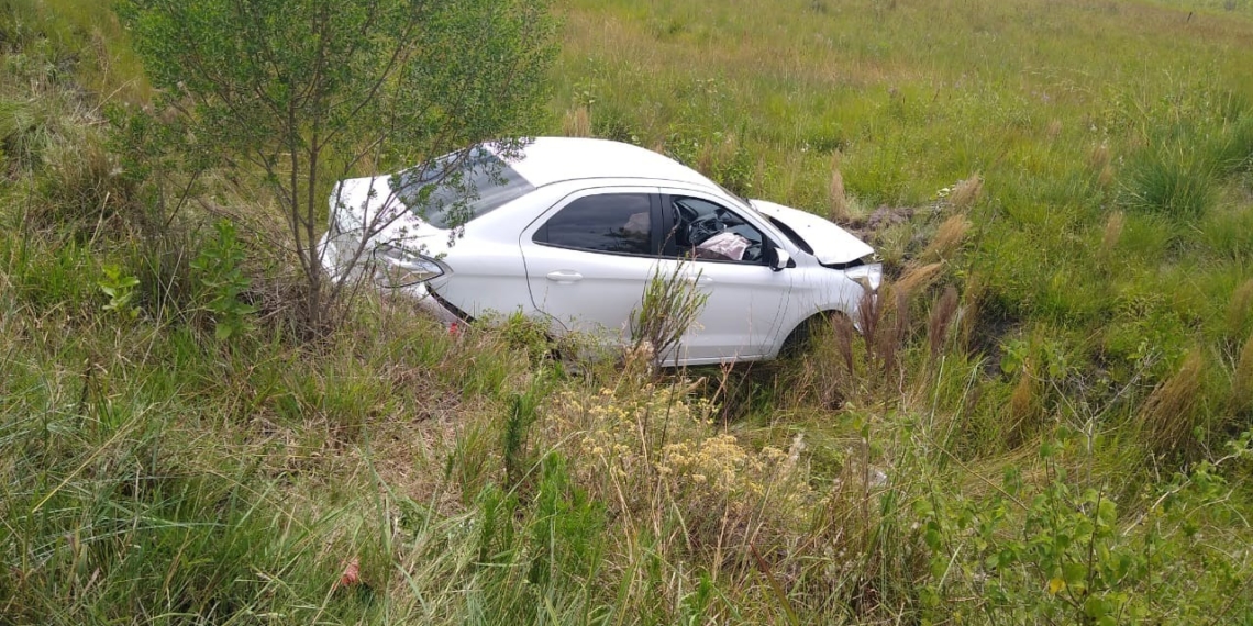Guarda de Trânsito de Sapiranga registra saída de pista na Rua Cruzeiro do Sul