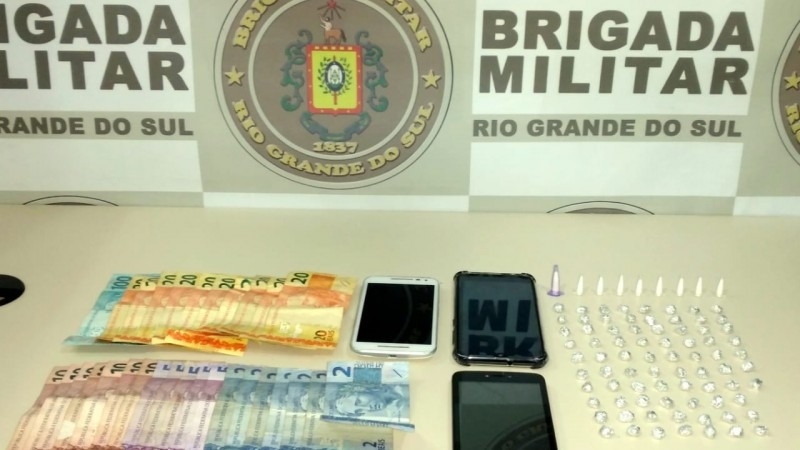 BM prende homem por tráfico em Sapiranga