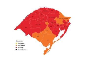 Sinos e Paranhana devem permanecer mais uma semana na bandeira vermelha