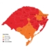 Sinos e Paranhana devem permanecer mais uma semana na bandeira vermelha