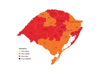 Sinos e Paranhana retornam à bandeira laranja