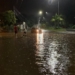 Transtornos e alagamentos são registrados na região em função da chuva forte