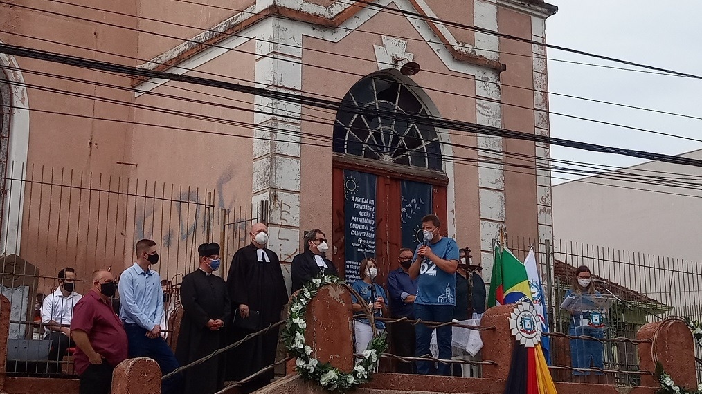 Aniversário de Campo Bom teve tombamento da primeira Igreja Evangélica Luterana do Sul do Brasil
