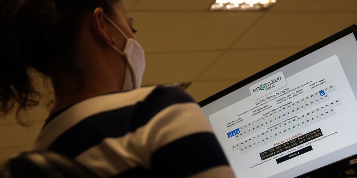 Gabaritos do Enem digital serão divulgados na tarde desta quinta-feira
