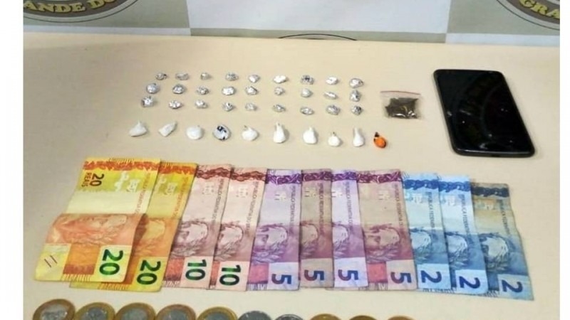 BM de Sapiranga realiza prisão e apreensão por tráfico