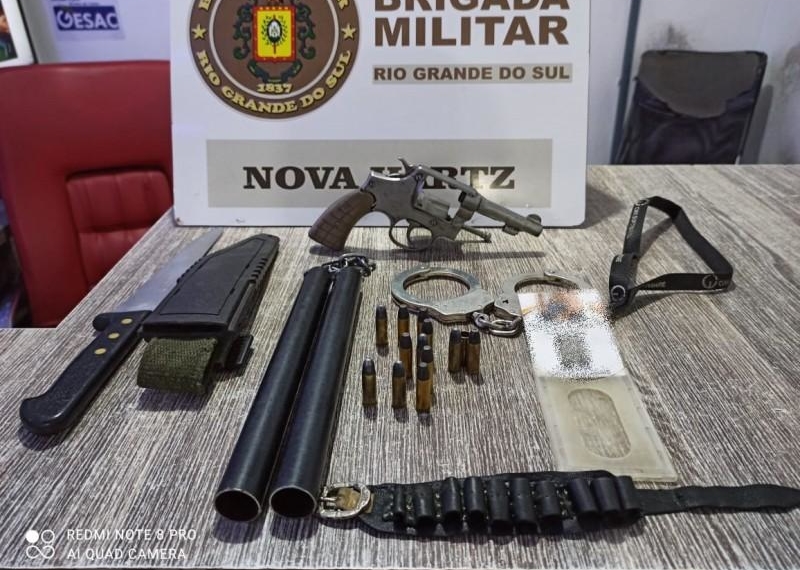 Homem é preso por porte ilegal em Nova Hartz