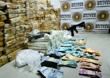 Brigada Militar faz mega apreensão de maconha em Sapiranga