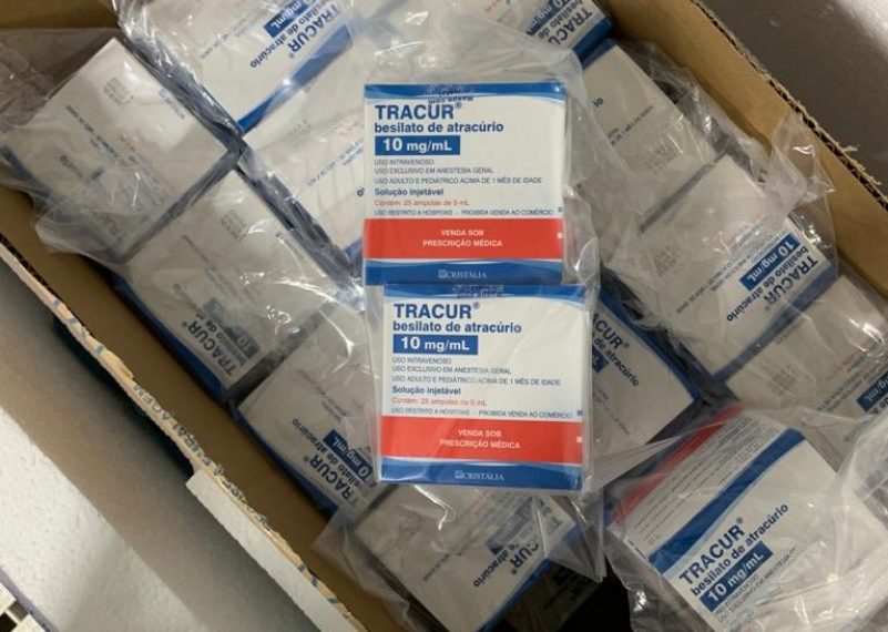 Rio Grande do Sul distribuirá 92 mil frascos de medicamentos do kit intubação nesta terça-feira