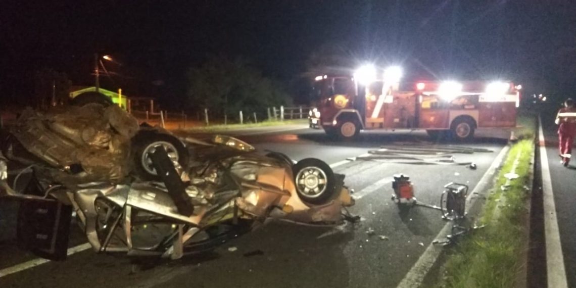 Passageiro morre em grave acidente de trânsito na RS-239 em Araricá