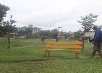 Intensificados os serviços de roçada e pintura em Sapiranga