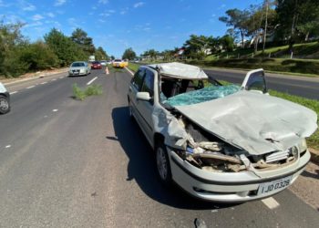 Uma pessoa fica ferida após acidente na RS-239, em Sapiranga, na manhã deste domingo
