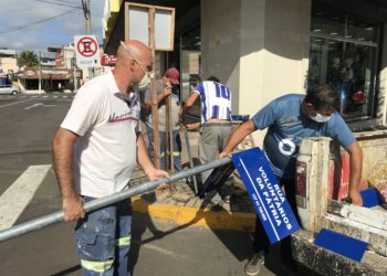 Produção e instalação de placas de rua são intensificadas em Campo Bom