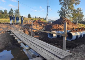 Nova Hartz acelera construção de nova ponte na Vicente Melo