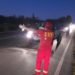 Acidente envolvendo caminhão e moto deixa trânsito congestionado na RS-239