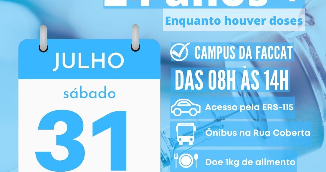 Confira onde ocorrerá vacinação contra o coronavírus nesta sexta-feira (30)