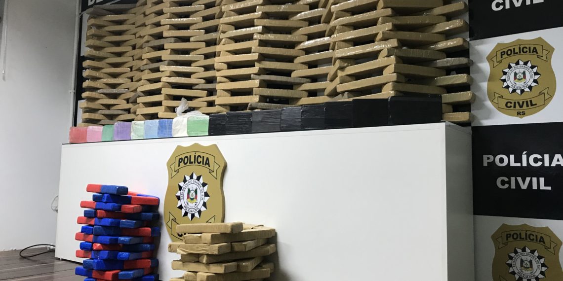 Avaliada em mais de R$ 1 milhão, Polícia Civil de Sapiranga realiza maior apreensão de drogas do ano