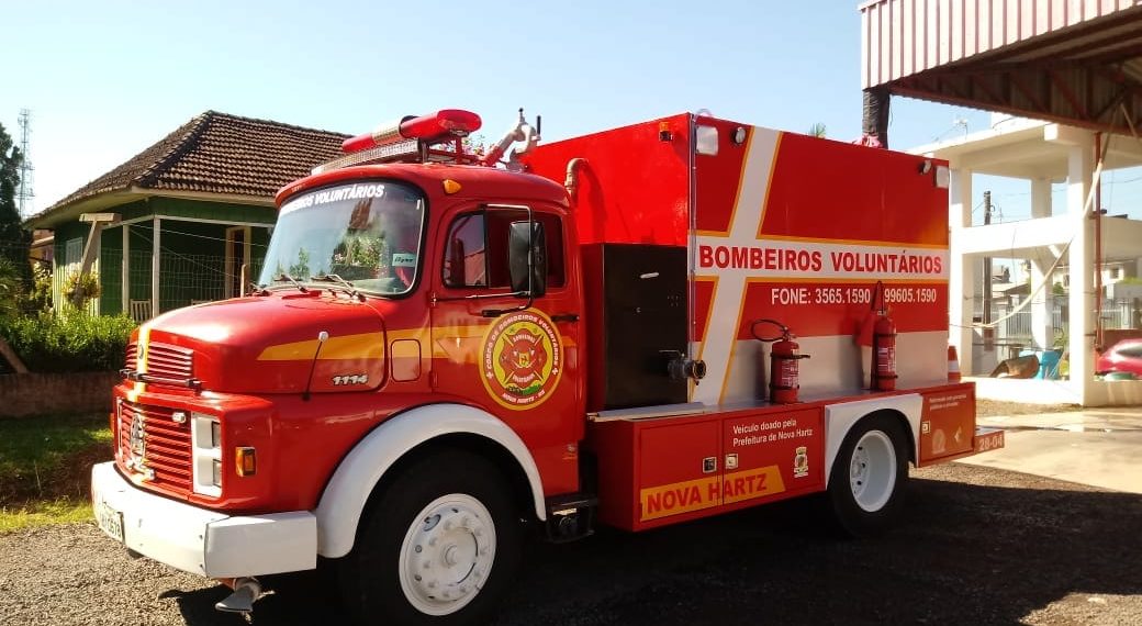 Corpo de Bombeiros Voluntários de Nova Hartz inicia campanha solidária