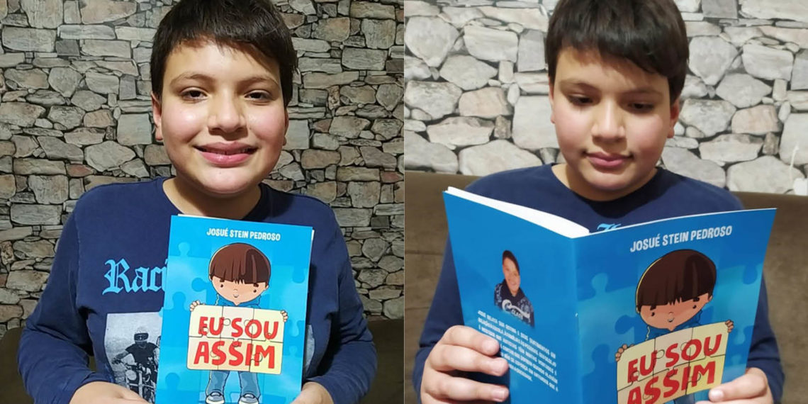 Estudante autista da EMEF Pastor Saenger lança livro contando sua história