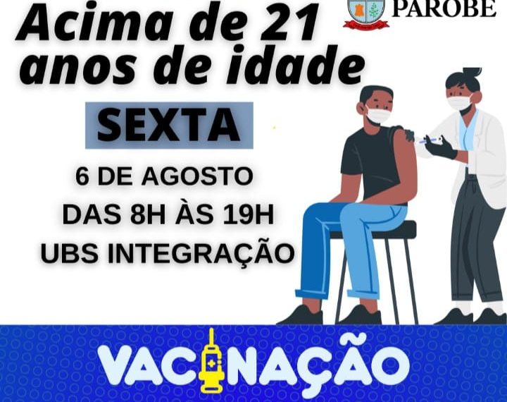 Confira onde haverá vacinação nesta sexta-feira (6)