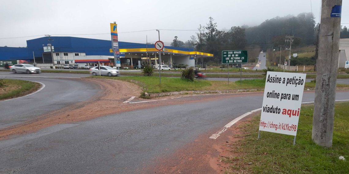 Empresa faz abaixo-assinado pedindo viaduto em Campo Bom