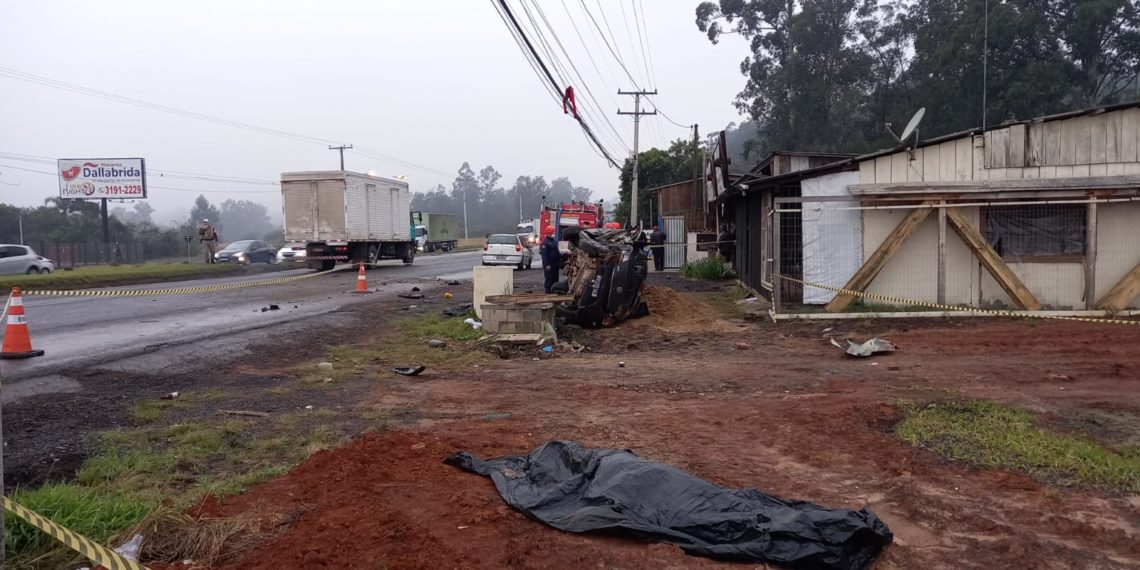 Veículo de Campo Bom se envolve em acidente de trânsito com três óbitos
