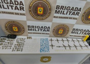 Equipe do Batalhão de Choque da Brigada Militar prende traficante em Campo Bom