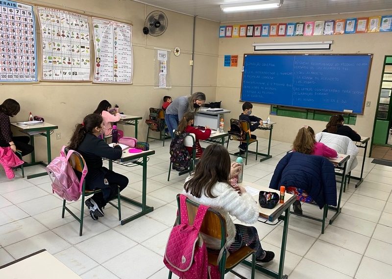 Todos os alunos da Rede Municipal de Ensino de Sapiranga voltam às aulas