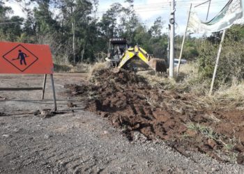 Em Sapiranga, Estrada 19 de Julho já recebe obras de asfalto