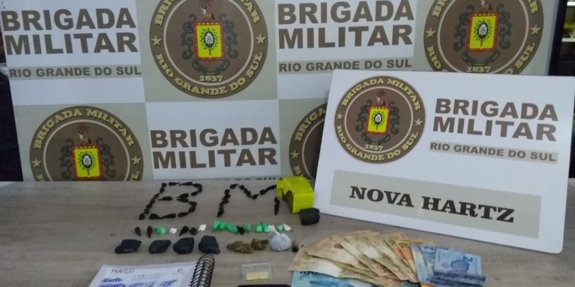 Dupla é presa por tráfico de drogas em Nova Hartz
