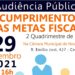 Nova Hartz irá realizar audiência pública sobre o cumprimento das metas fiscais