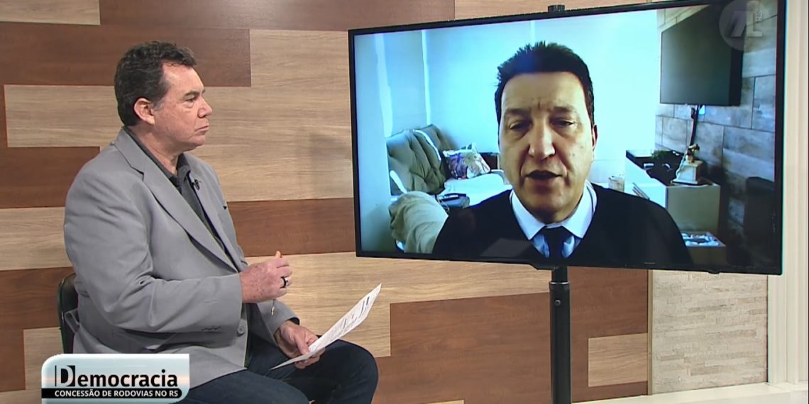 Prefeito de campo Bom, Luciano Orsi, participa do programa Democracia, da TV Assembleia Legislativa RS