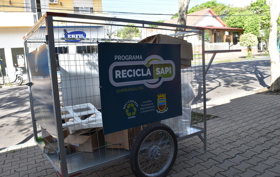 Meta de Sapiranga é retirar das ruas veículos de tração animal no recolhimento de recicláveis