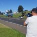 Policiais rodoviários de Sapiranga efetuam estudo técnico ao longo da RS-239