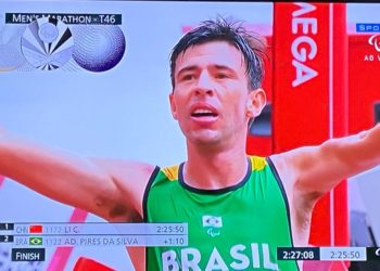 Sapiranguense Alex Pires é prata na maratona da Paralímpiada de Tóquio