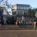Manifestantes protestam em frente à Câmara e Prefeitura de Sapiranga