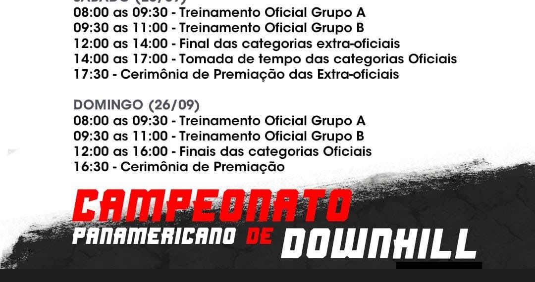Campeonato Pan-Americano de Downhill acontece neste final de semana em Sapiranga