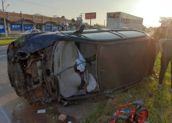 Acidente no trecho de Sapiranga na RS-239 deixa casal ferido