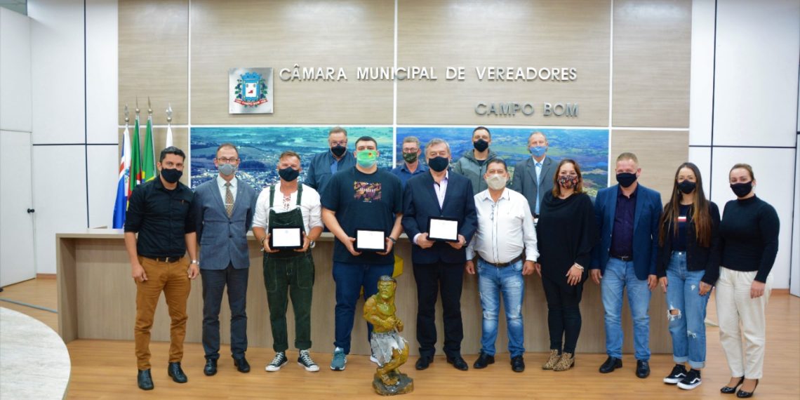 Trajetórias de esportista, artista e empresário são reconhecidas pela Câmara de Campo Bom