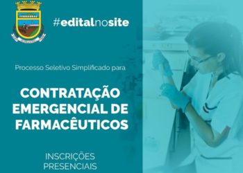 Sapiranga abre edital para contratação de Farmacêutico