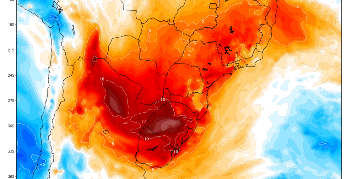 Massa de ar frio marcará começo da primavera no Sul e no Sudeste do Brasil